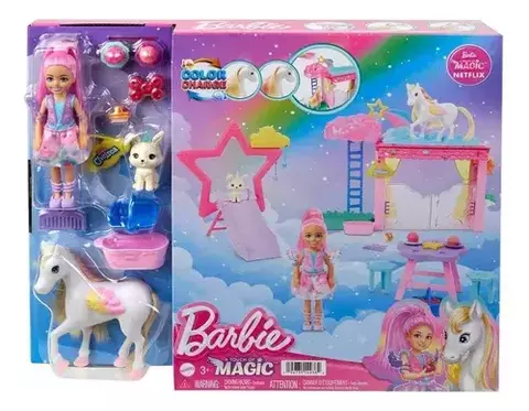 Barbie Playset Chelsea Y Pegasus Toque De Magia