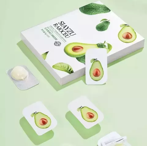 Cápsula Mascarilla Palta Crema de Noche Hidratante Colágeno BIOAQUA