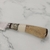 CUCHILLO FACÓN ACERO Y MADERA PULIDA - tienda online