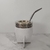 Mate Imperial Cuero CALABAZA - ALPACA - CON REFUERZO - BLANCO / ROSA - comprar online