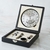 SET DE VINO x 4 ACCESORIOS CAJA MADERA