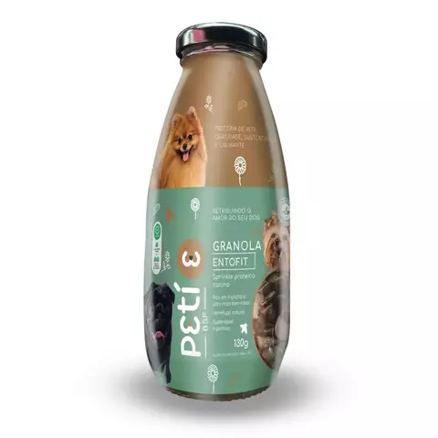 Suplemento Granola Entofit 130g - Petí Dog