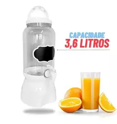 Suqueira De Plástico Com Tampa E Torneira 3,6 Litros Bebidas na internet