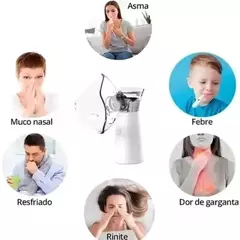 Inalador Nebulizador Portátil Atomizador Ultra-Sônico De Nó Baixo Para Crianças E Adultos - comprar online