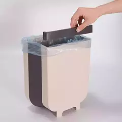 Lixeira Retrátil Silicone Cesto Dobrável Multiuso Pequena