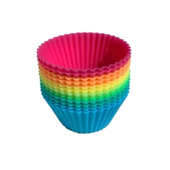 KIT Jogo De Forma De Silicone Mini Cupcake 6 pçs CONFEITAR - Rubino Atacadista 