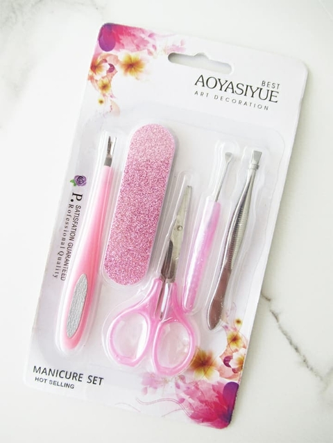 Kit Manicure E Pedicure Completo Com 5 Unidades - comprar online