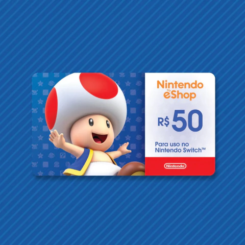 Cartão Presente Nintendo 50