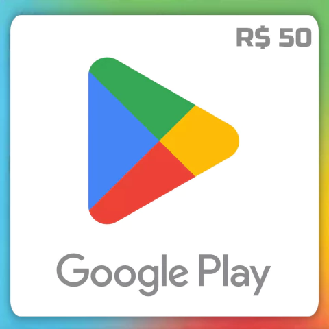 Cartão Presente Google Play 50
