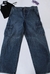 Relaxed Straight Cargo Denim