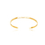 Bracelete Feminino Liso Dourado - comprar online