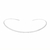 Choker Aro Liso em Rodio - comprar online