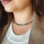 Choker em Fita em Rodio - comprar online