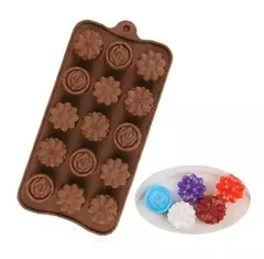 Molde De Silicona Flores Surtidas