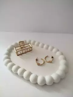 Molde de silicona – Bandeja oval burbujas