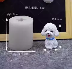 Molde de Silicona Perro Mini - comprar online