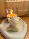 Vela de Molde – Diseño Gatito de la Fortuna
