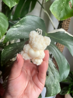 Molde de Silicona Osito Tallado con Flores y Corazón