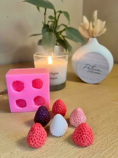 Molde de silicona – Frutilla 3D