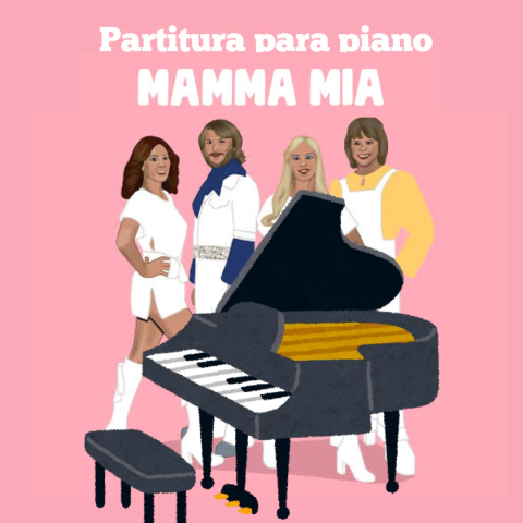 Partitura para Piano “Mamma mia”