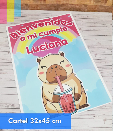 CARTEL BIENVENIDOS