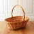 Cesto de Vime Oval com Alça - comprar online