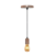 Pendente rose gold retrô para luminária - 1,50m - comprar online