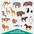 Papel de Parede Magnético - Mapa Animal Planet Tons Azuis na internet