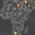 Papel de Parede Magnético - Mapa Blackboard