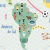Papel de Parede Magnético - Mapa Players In The World - loja online