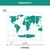 Imagem do Papel de Parede Magnético - Mapa Índigo