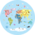 Tapete Playmat - Mapa Funny Stars - comprar online