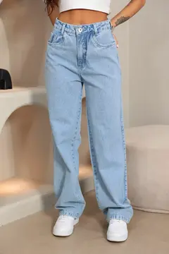 CALÇA JEANS WIDE LEG CLARA - CANELLE JEANS