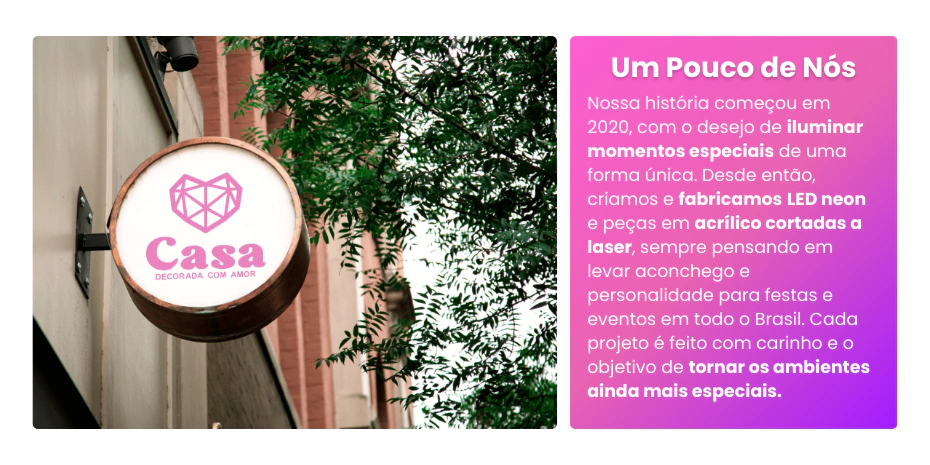 Banner de Casa Decorada com Amor
