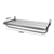 Arara Prateleira c/ Pingente de Parede 1,50m X 0,40 Preta - comprar online