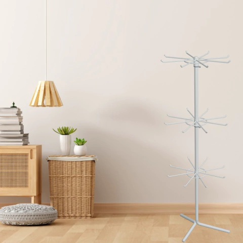 Expositor Giratório Meieiro De Chão BRANCO