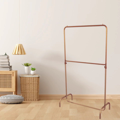 Arara Desfile c/ Dois Cabideiros 1,20M Rose Gold