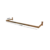 Arara Fixa de Parede Industrial 1,00m Rose - comprar online