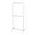 Arara Desfile c/ Dois Cabideiros 0,60cm Branca - comprar online