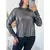 Maxi Blusa sintonia Foil - Via Brasil 