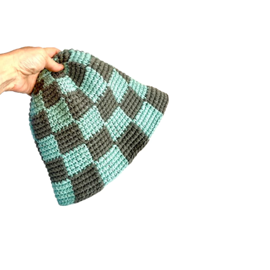 Gorro Checkered Verde
