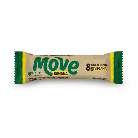 BARRA DE PROTEINA HARTS MOVE - BANANA 40G