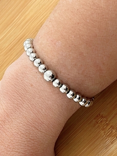 PULSEIRA BOLAS EM AÇO INOX - comprar online