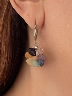 ARGOLA COM RODINHA 7 CHAKRAS EM AÇO INOX - comprar online