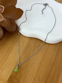 COLAR SEMENTE DE SORTE EM AÇO INOX na internet