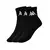 MEDIA KAPPA QUARTER HIGH SOCKS PACK 3 NEGRO