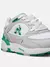 ZAPATILLA LE COQ SPORTIF LCS R1100 CLASSIC BLANCO VERDE en internet