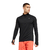 BUZO REEBOK RUNNING QUARTER ZIP NEGRO - comprar online