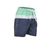 SHORT DE BAÑO NIÑOS SLIM VERDE BLANCO 165324