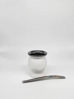 Mate Acero COPA- Blanco